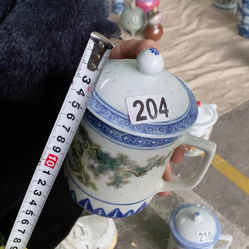 【闪购商品】瓷片紅**海景德镇现代工艺品