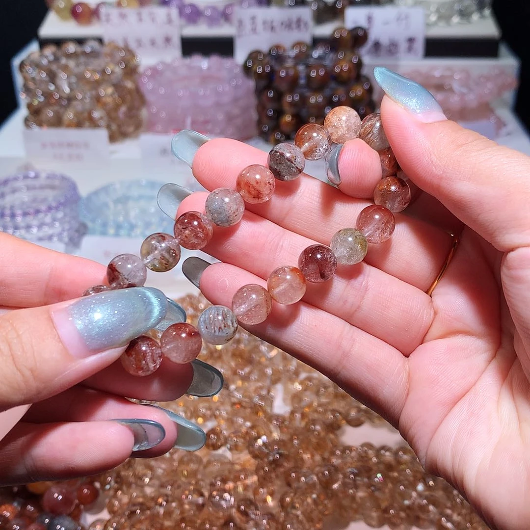 未镶嵌手链水晶半盆兔毛幽灵9咪