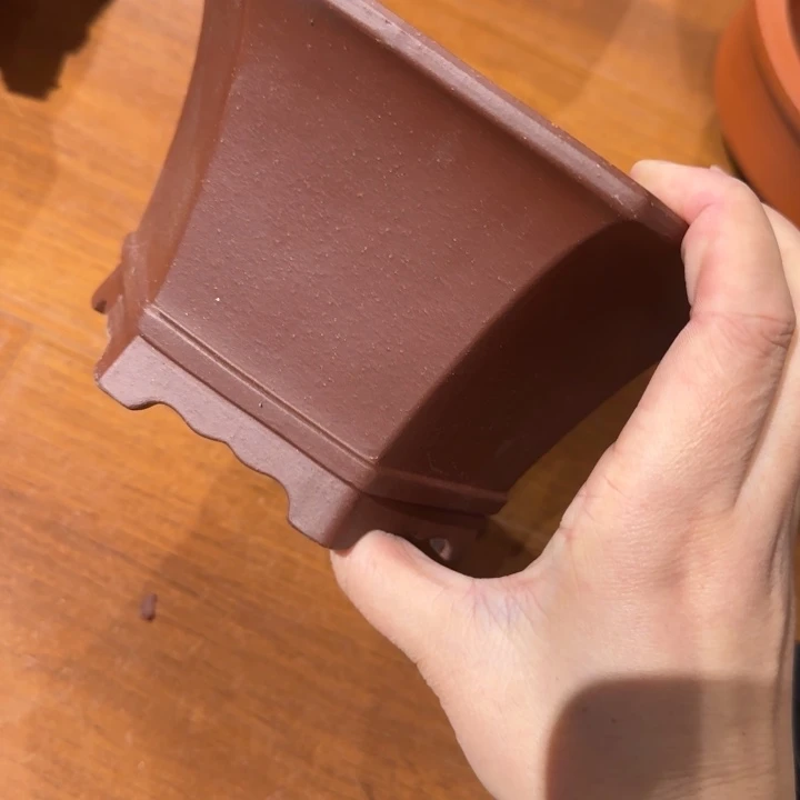 紫砂花盆口径13深度8