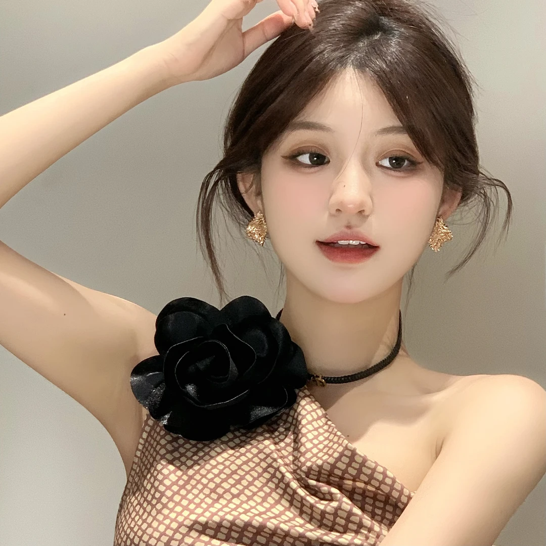 FULL GIRLISH耳环00129金色轻奢镂空耳钉耳饰