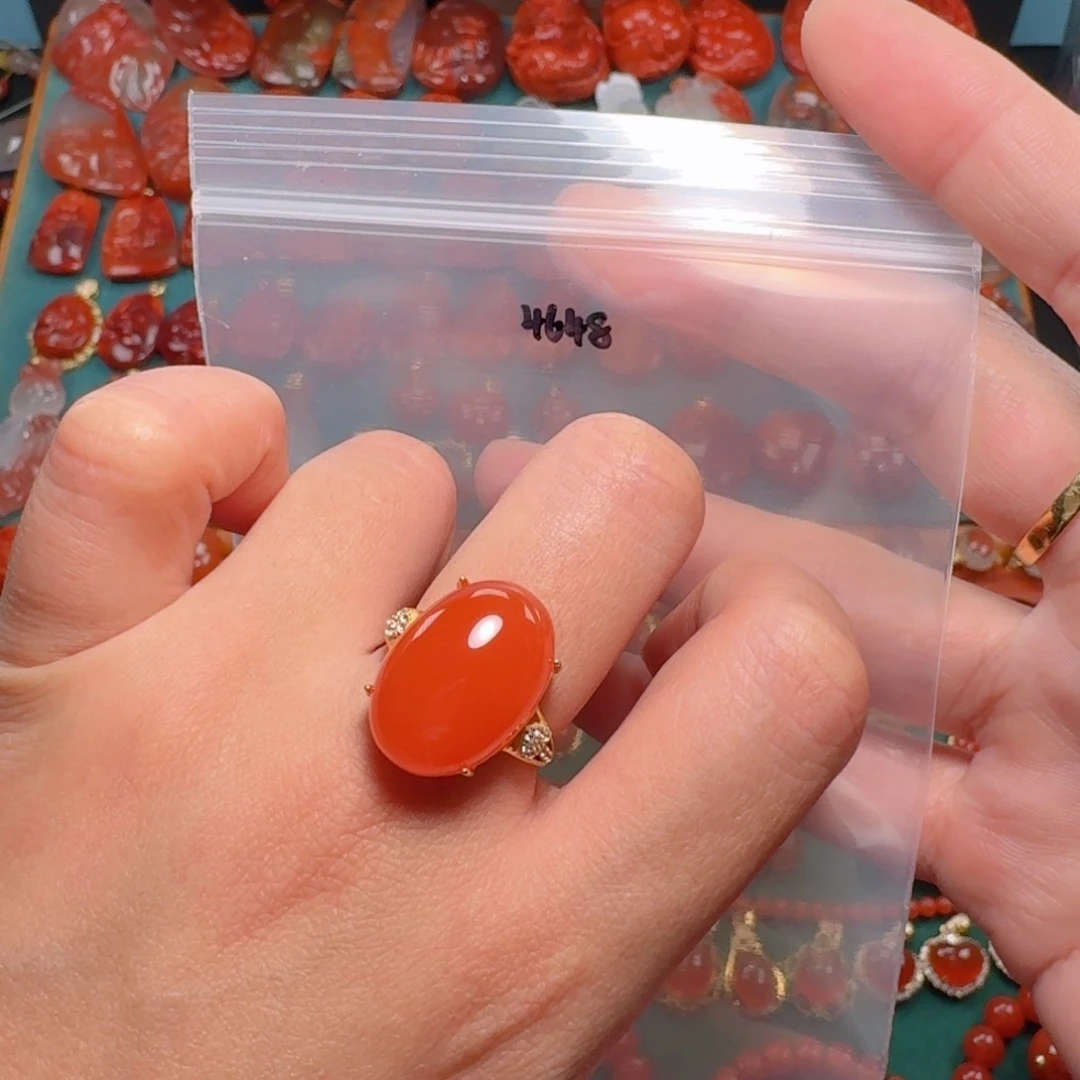 南红玛瑙南红玛瑙银S925镶嵌