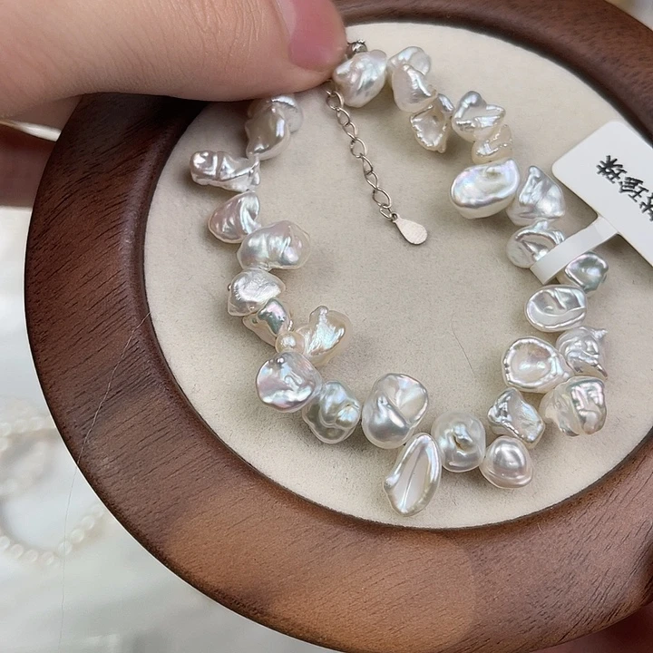 60淡水珍珠银S925镶嵌