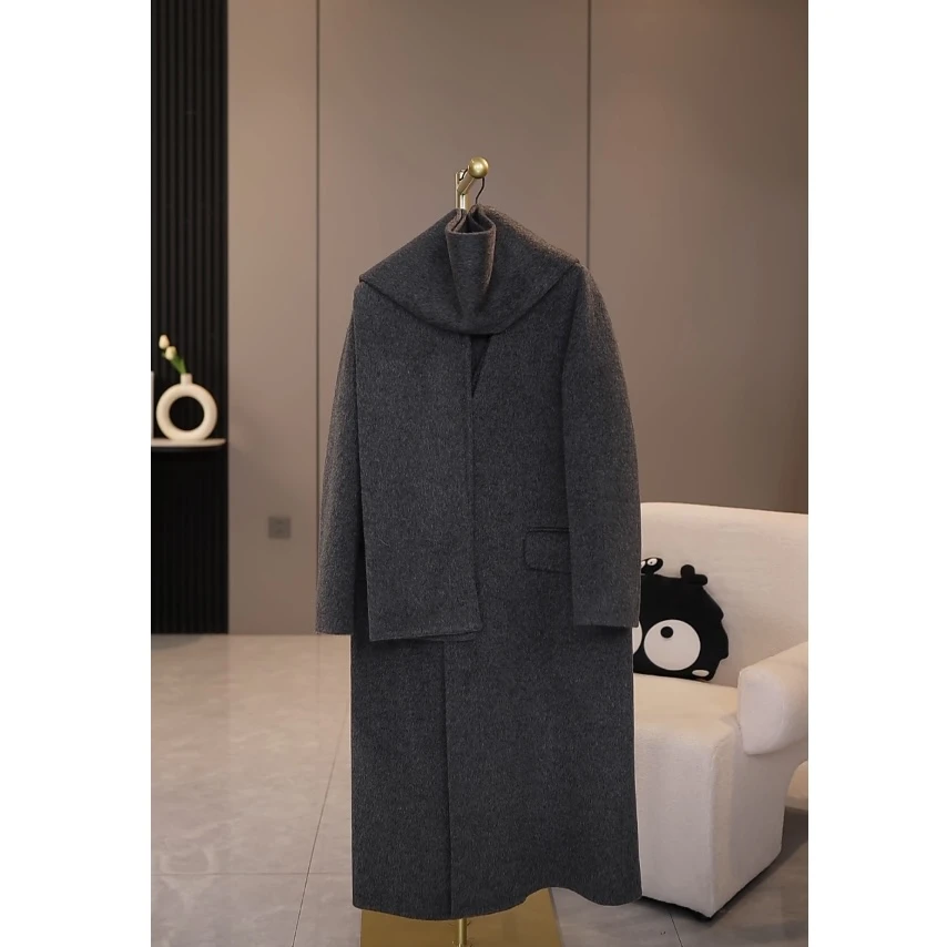 SOURWZZI/所姿新款休闲时尚保暖宽松女士羊毛外套SZ-X88218