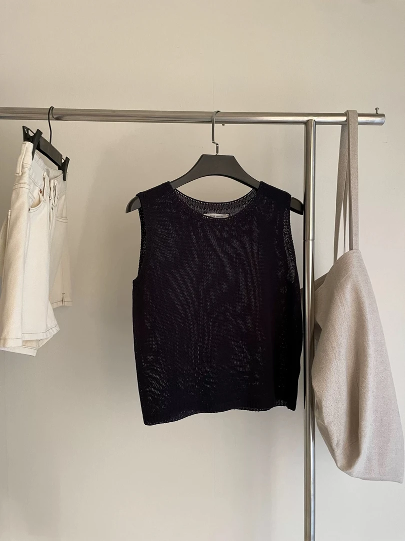 Coco 亚麻egg马甲背心