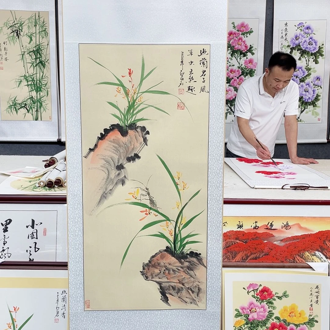国画手绘画绘画作品
