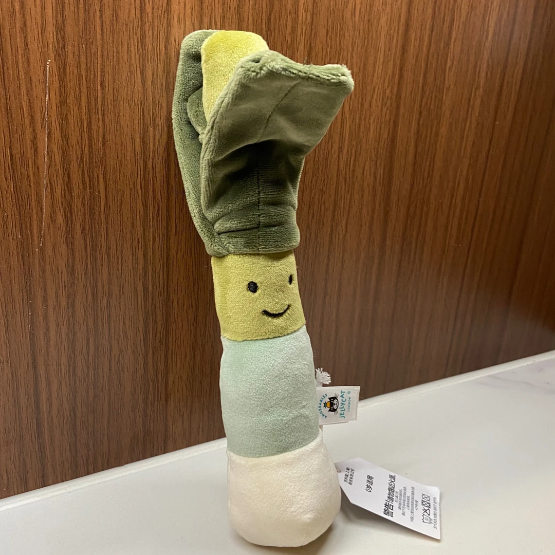 英国创意玩具超萌可爱玩偶韭葱毛绒玩具生日礼物