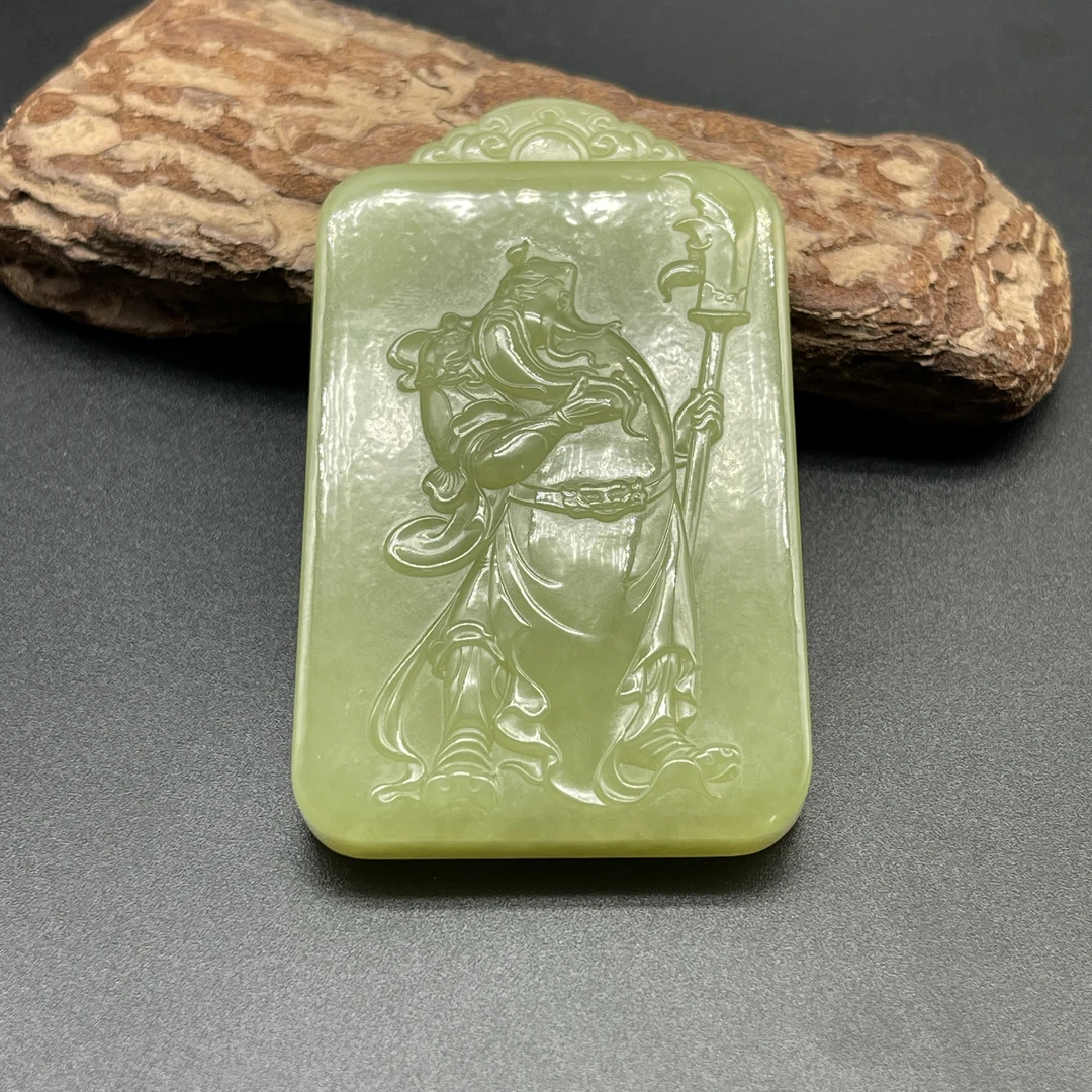 《清代》和田玉关公  山东文物商店 ZZXCRH464707