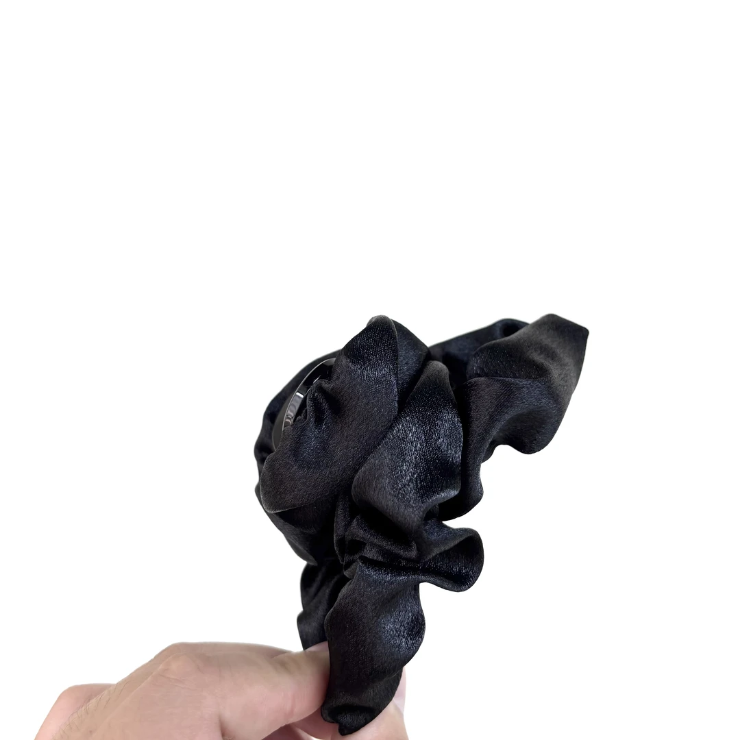 L293/L531夕洛云朵11-13cm闪光褶皱抓夹气质轻奢时尚百搭经典重工