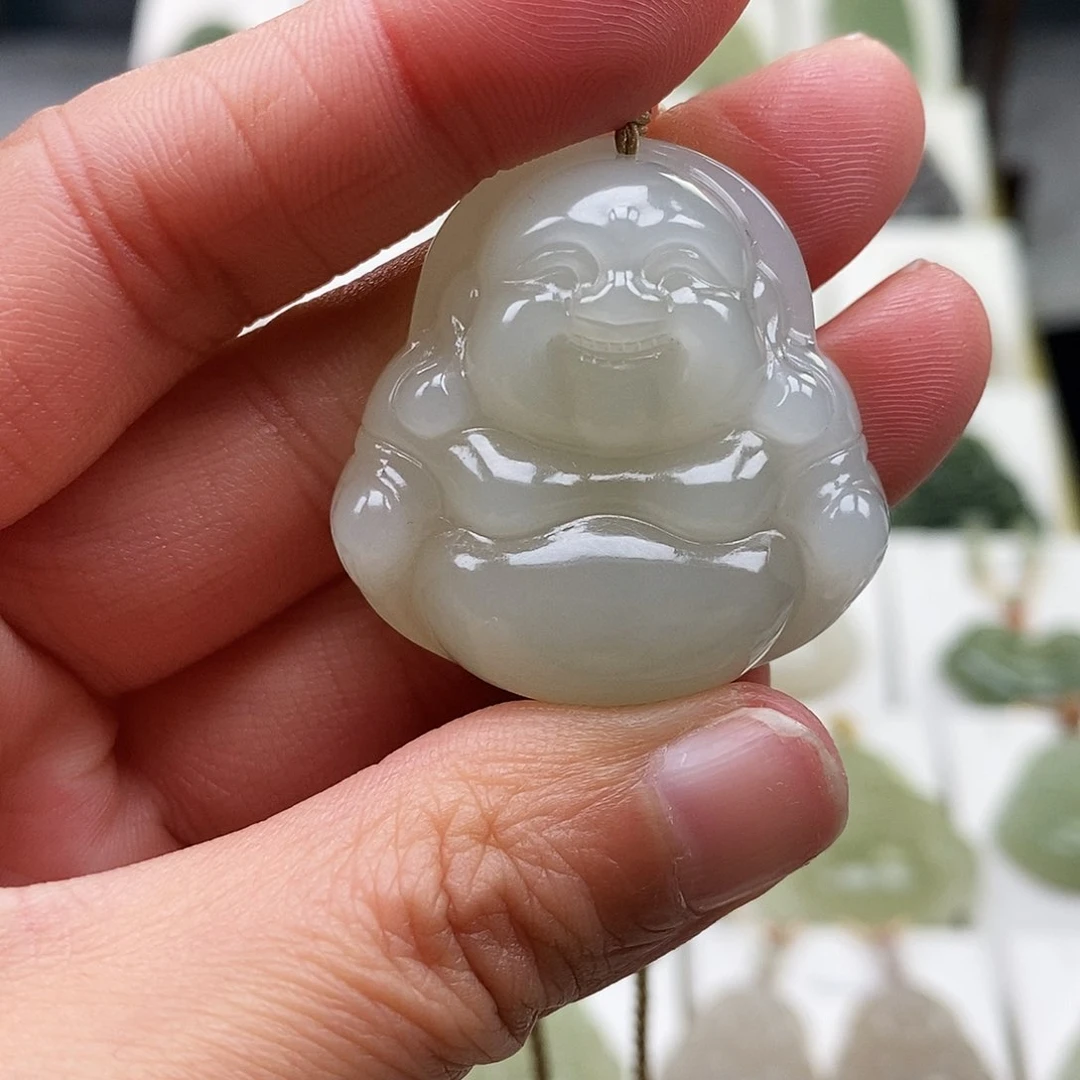 和田玉颈饰未镶嵌35