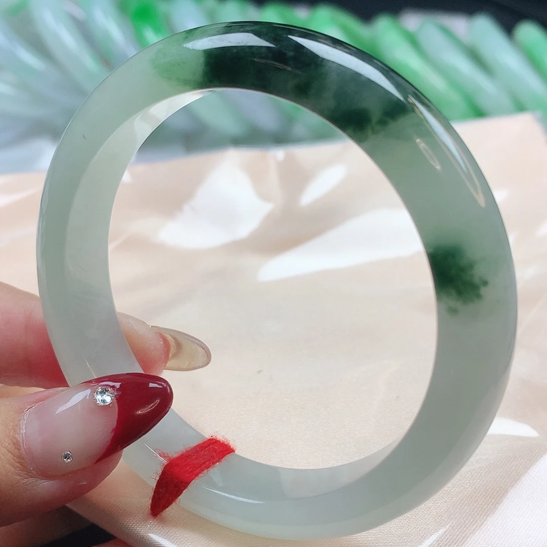 翡翠手镯未镶嵌0011正圈56.7