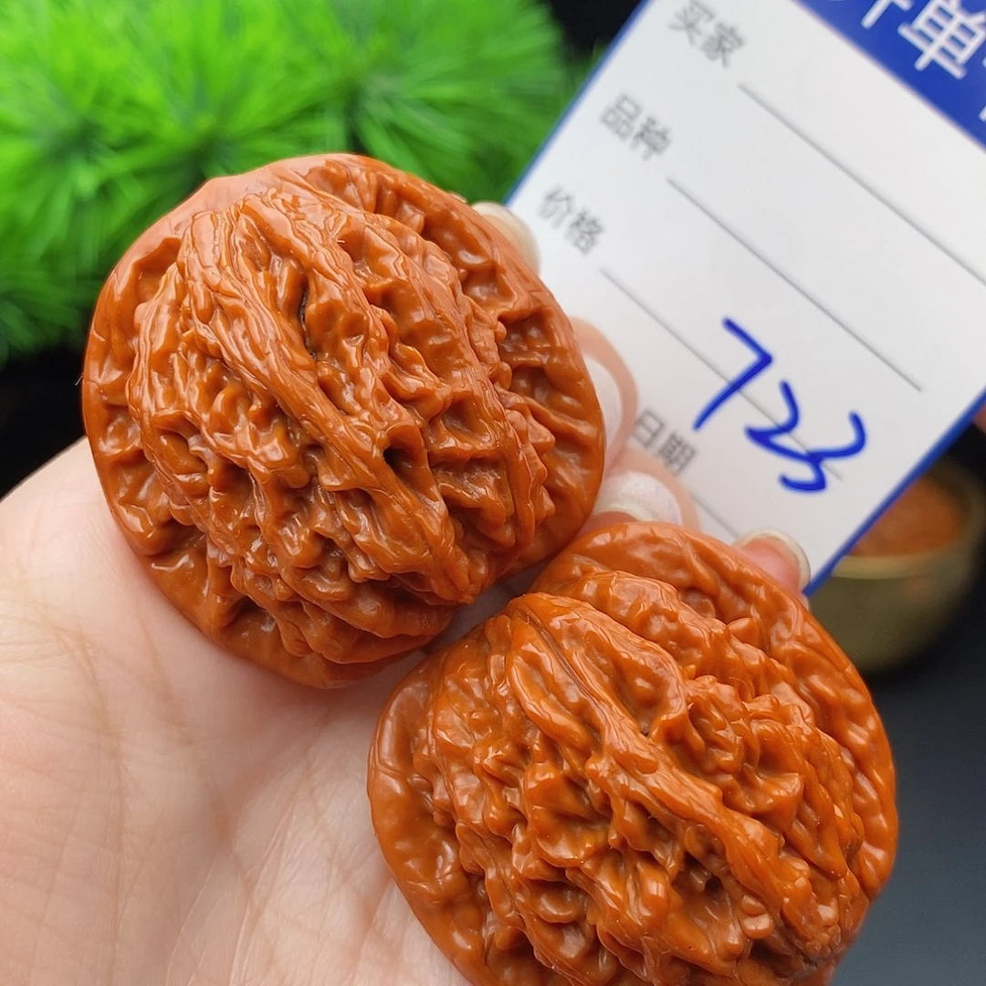 文玩核桃把件40虎头723