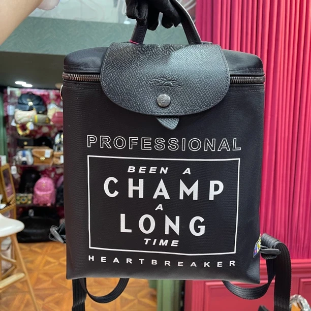 95新  珑骧 eu联名系列黑色双肩背