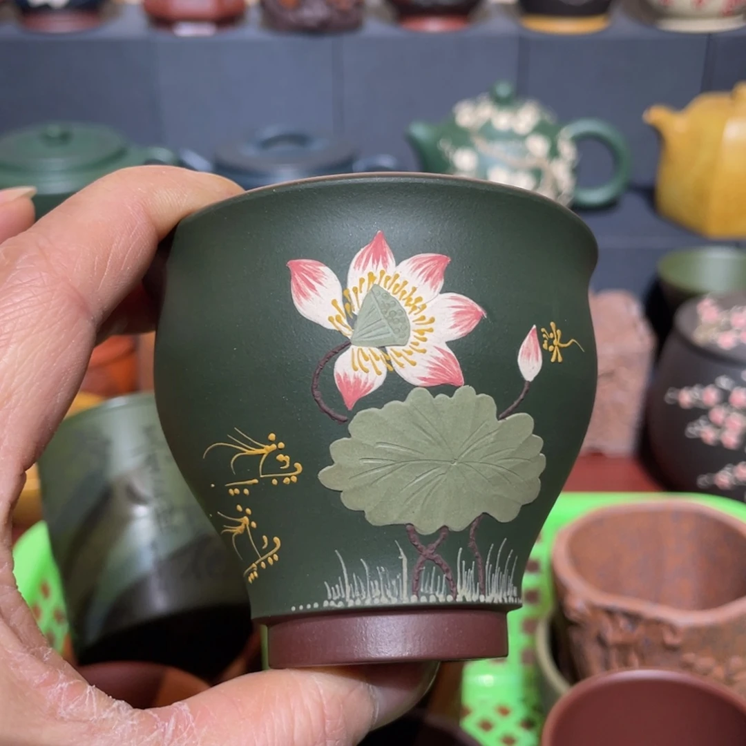 原矿紫砂手工主人杯