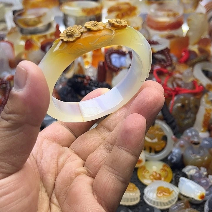 玛瑙/玉髓未镶嵌手镯