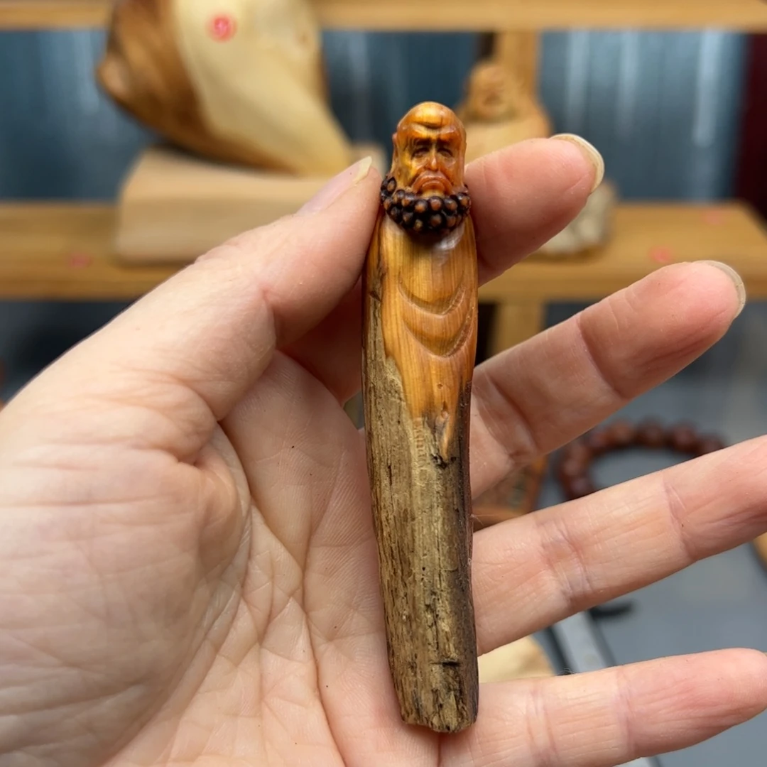 柏木崖柏木摆件手把件，22