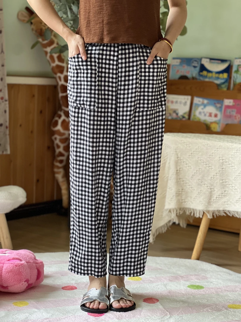 【已缩水】女士绵绸裤子夏季薄款