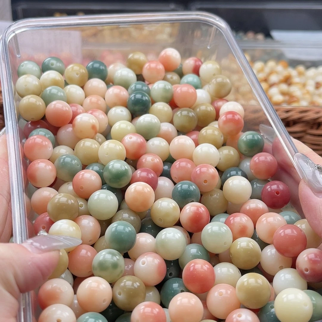 白玉菩提吊坠q14mm/100+10颗