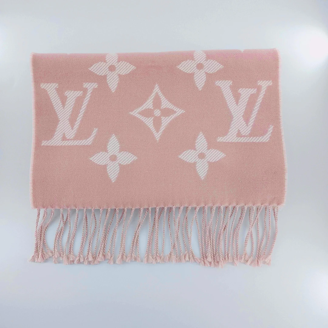 未使用 LouisVuitton/路易威登 002466 羊毛绒线围巾 全新带盒