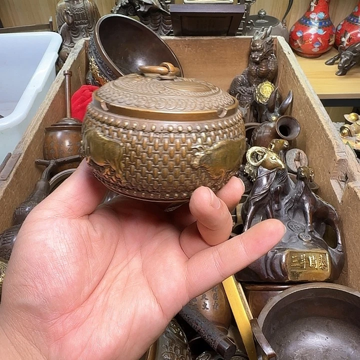 铜器办公室茶室摆件