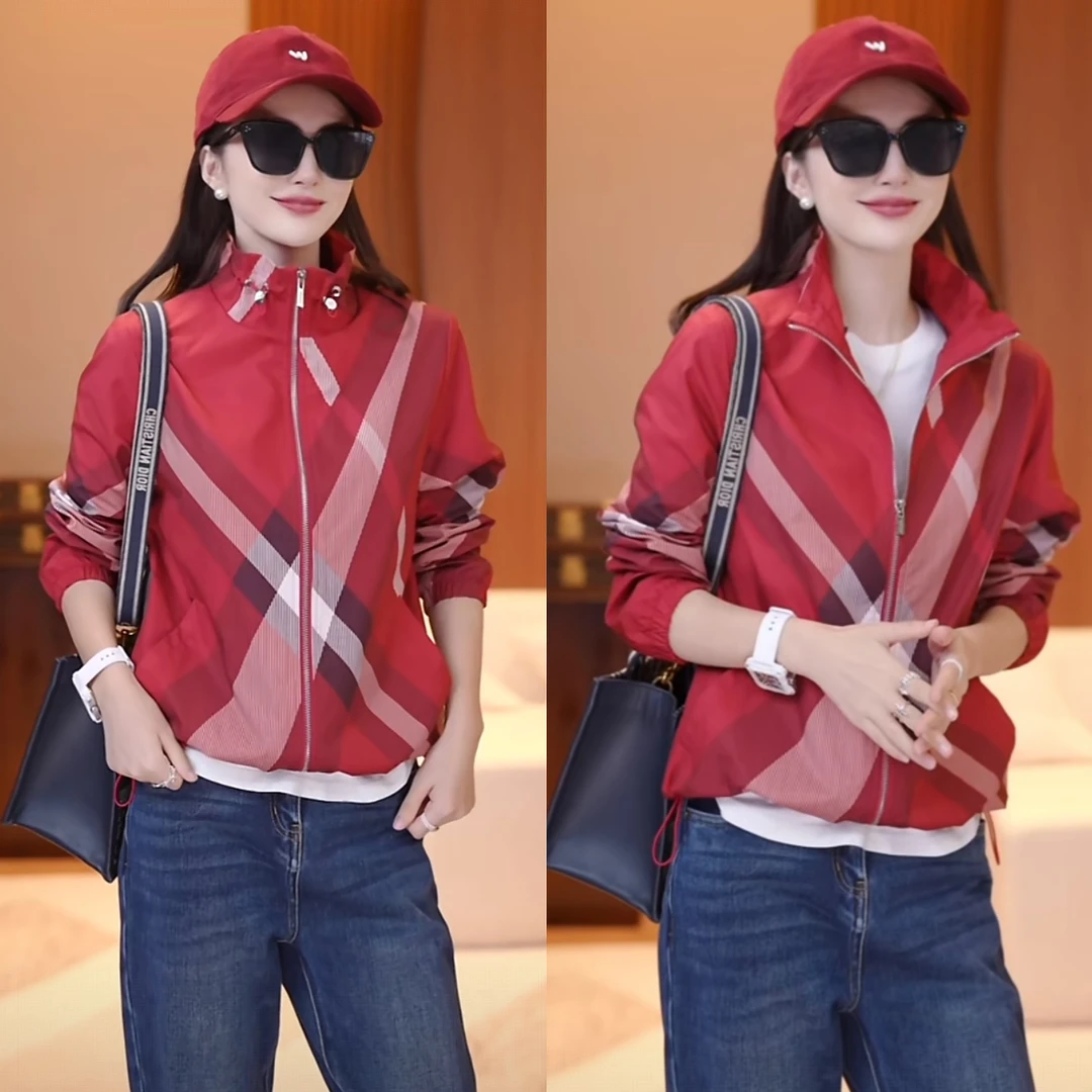 JDND轩羽【英伦格影】定制三防面料显瘦气质冲锋衣外套XY2534301