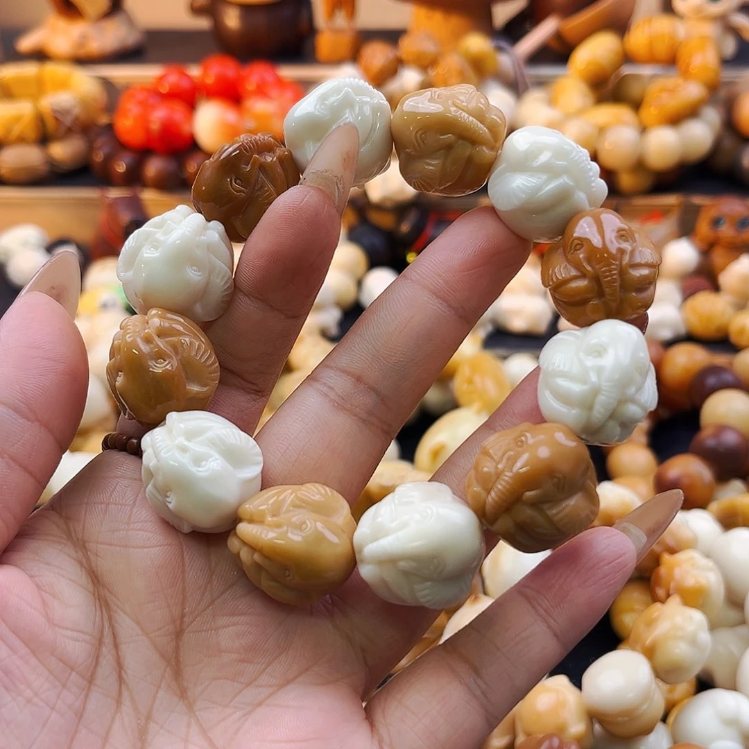 手串菩提根/象牙果小象
