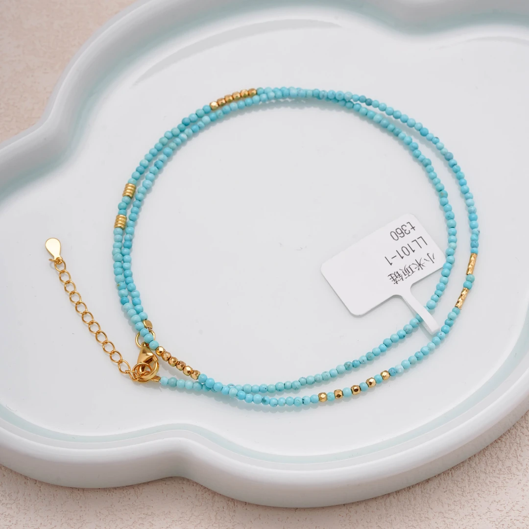 【朱朱严选】绿松石项链-约2mm