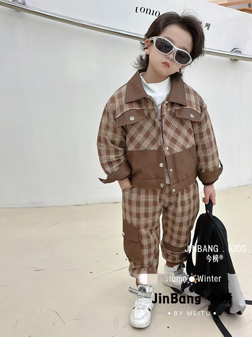 帅气宝宝们酷三件套