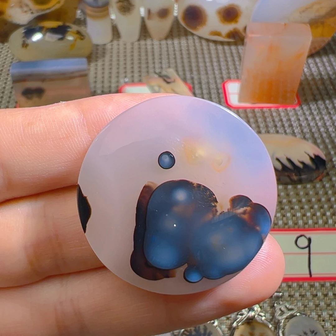 玛瑙/玉髓颈饰合金