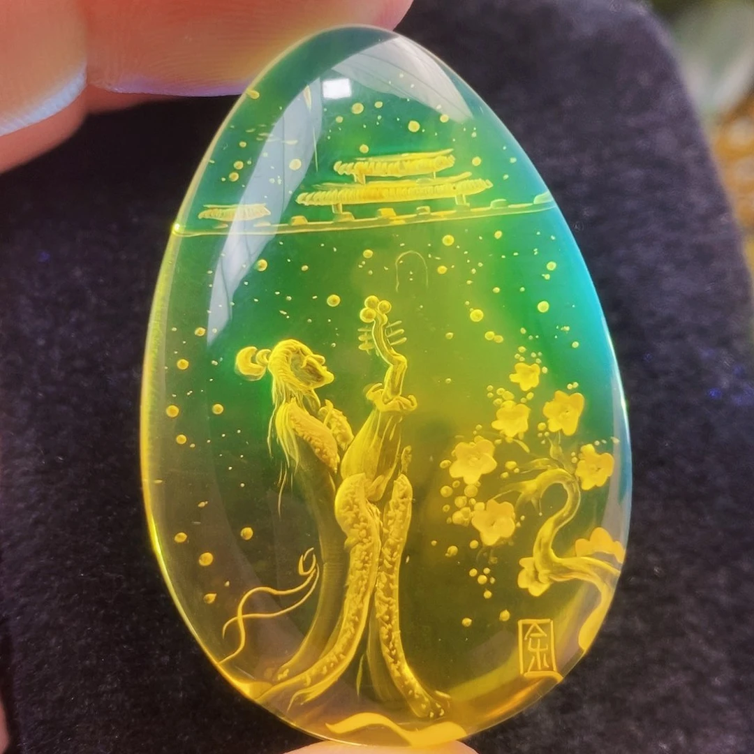 【闪购商品】金珀吊坠(不含链)未镶嵌