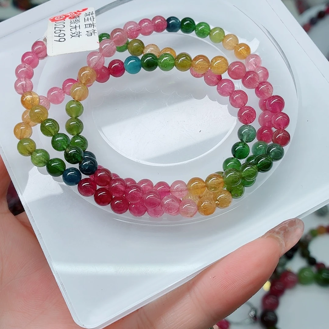 未镶嵌手串碧玺56