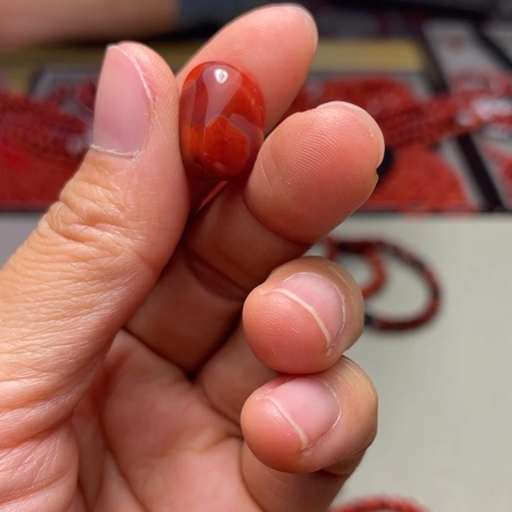南红玛瑙单珠7未镶嵌
