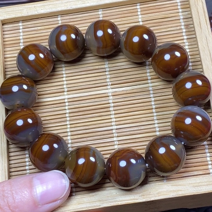 笑***生玛瑙/玉髓手链未镶嵌