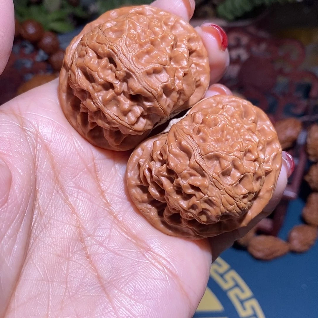 文玩核桃把件44.5宫灯