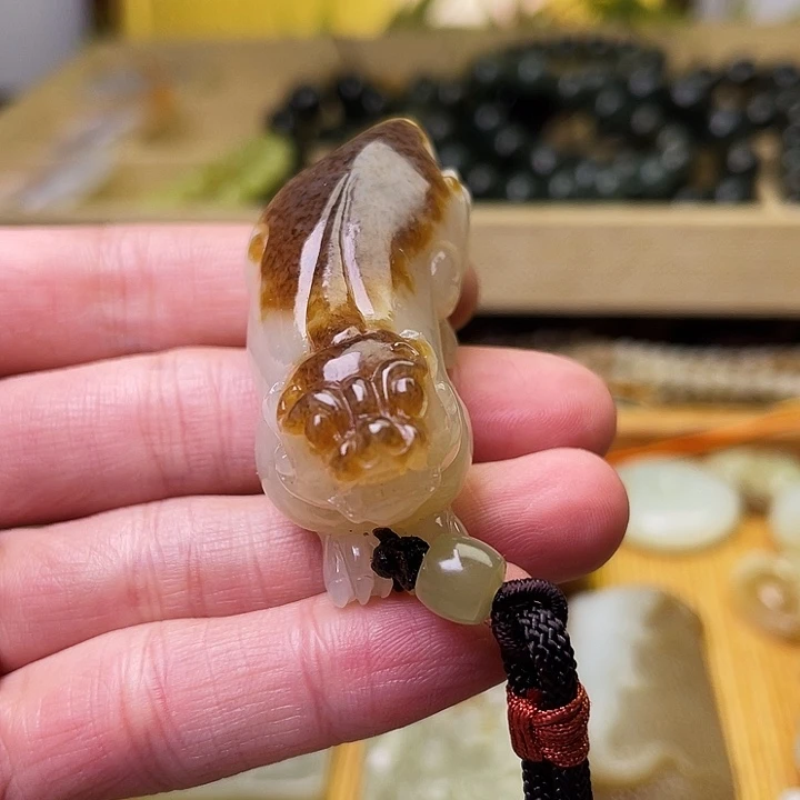 和田玉未镶嵌吊坠(不含链)