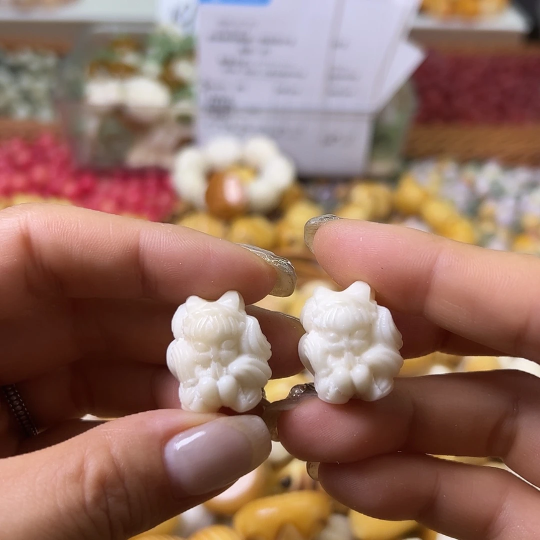 菩提根/象牙果手串全品白祈福凤九10颗