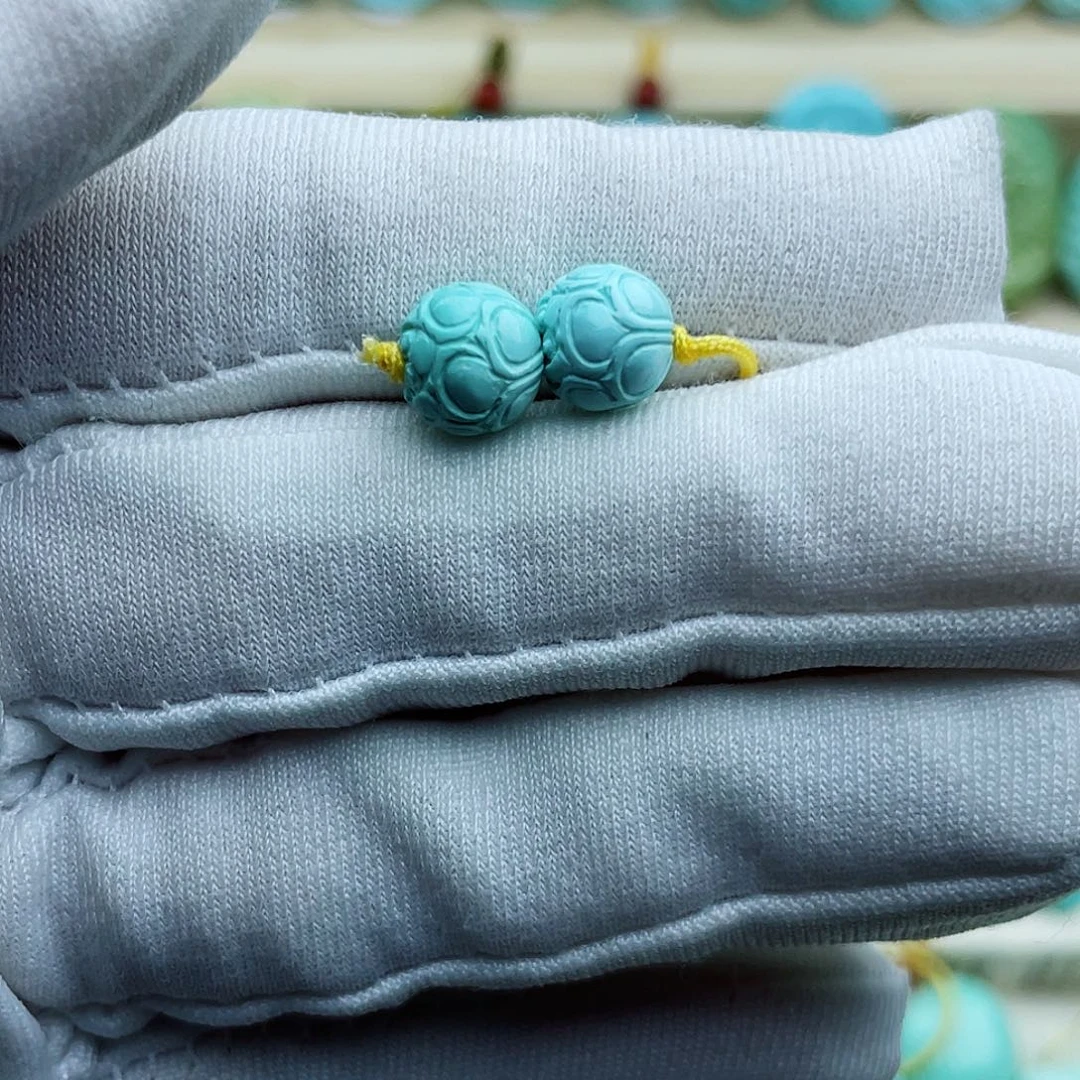 未镶嵌绿松石珠宝半成品