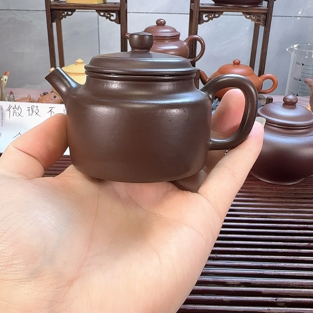 茶壶紫砂紫朱泥德钟