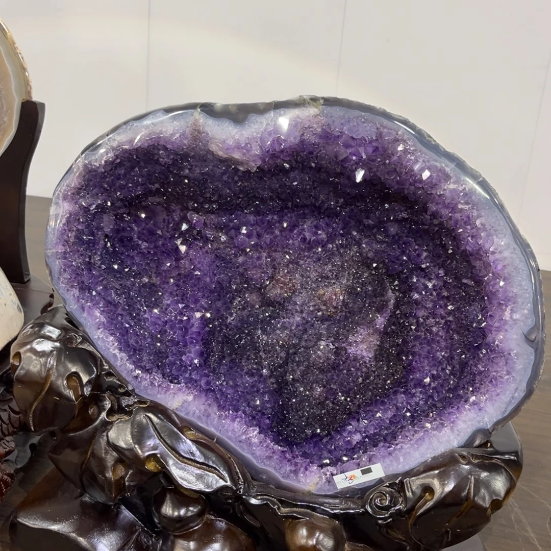 未镶嵌紫晶摆件水晶