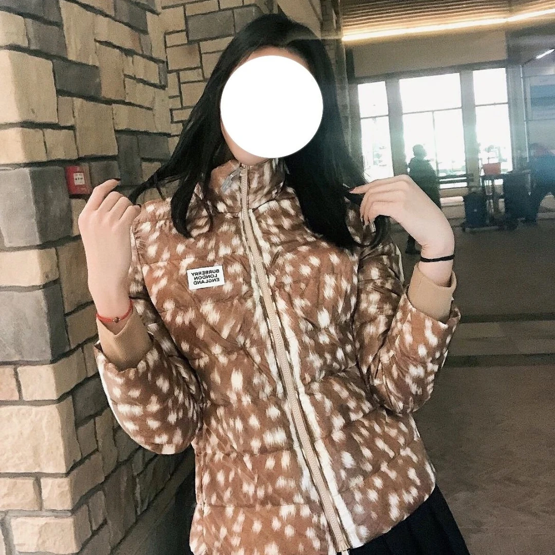 99新 BURBERRY/博柏利 巴宝莉小鹿羽绒服K1814尺码：S衣长60