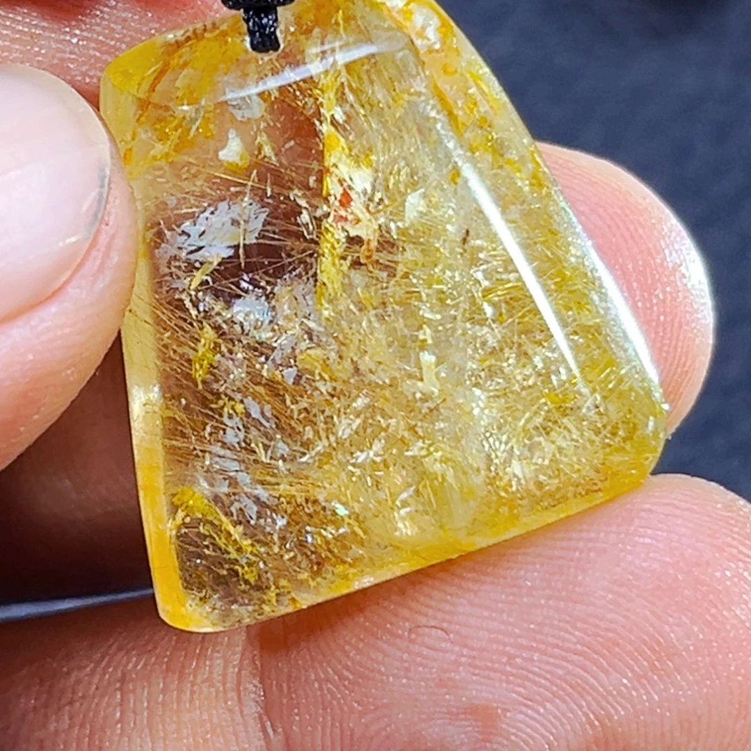 林***健发晶吊坠(不含链)未镶嵌2