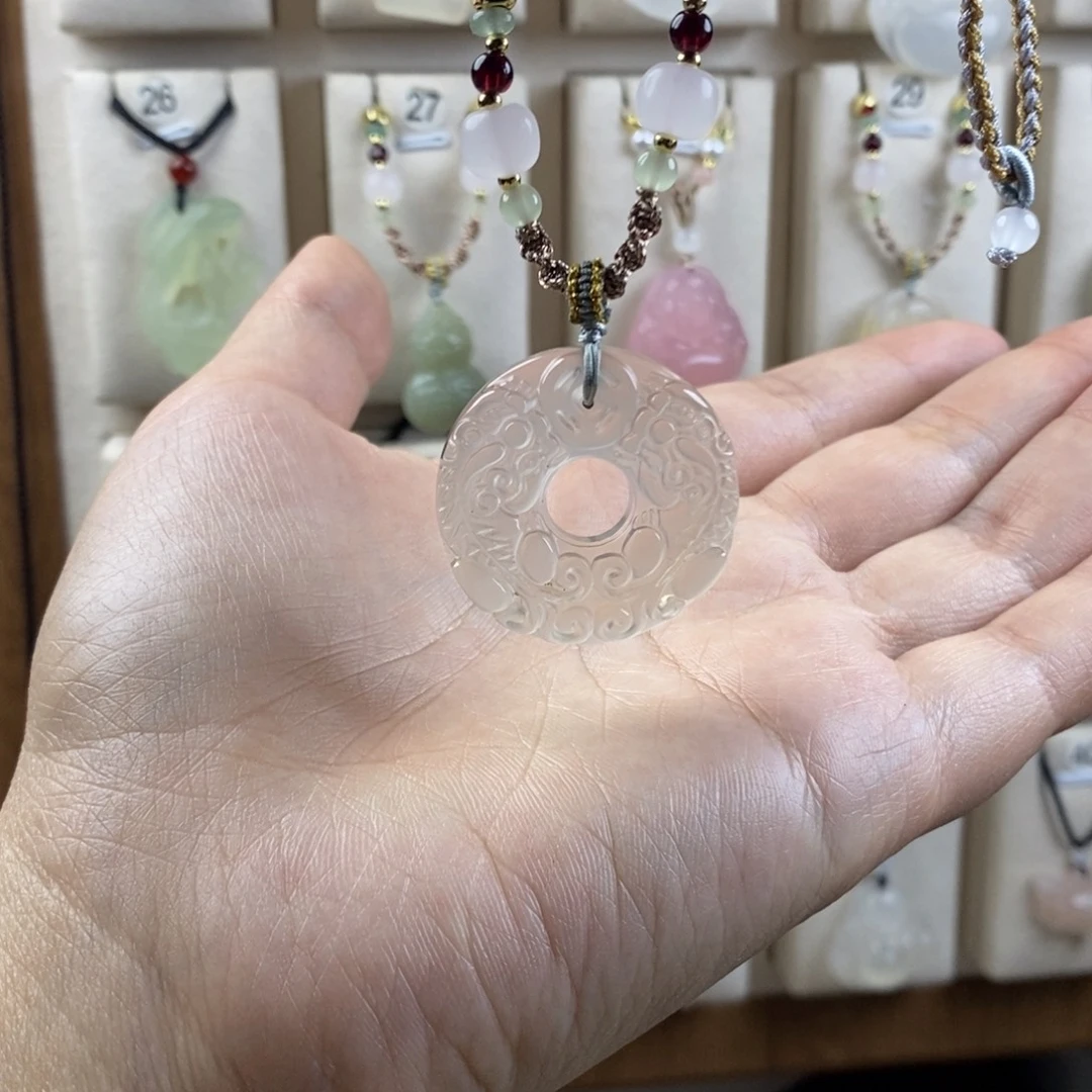 玛瑙/玉髓合金颈饰