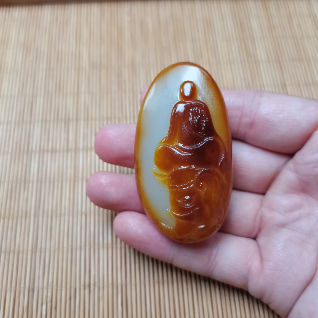 新疆和田玉普贤菩萨80克