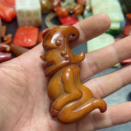 吊坠白玉菩提把件