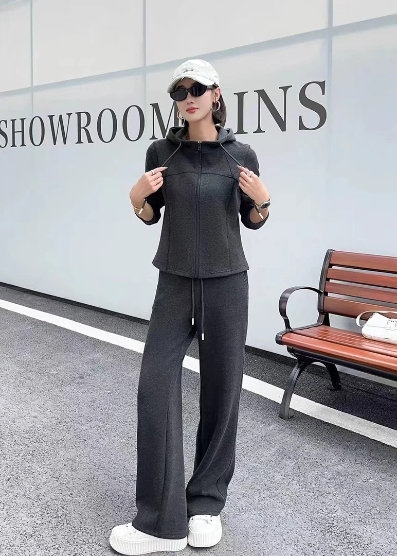 休闲运动套装减龄气质夏季春季秋季洋气网红宽松休闲运动服套装