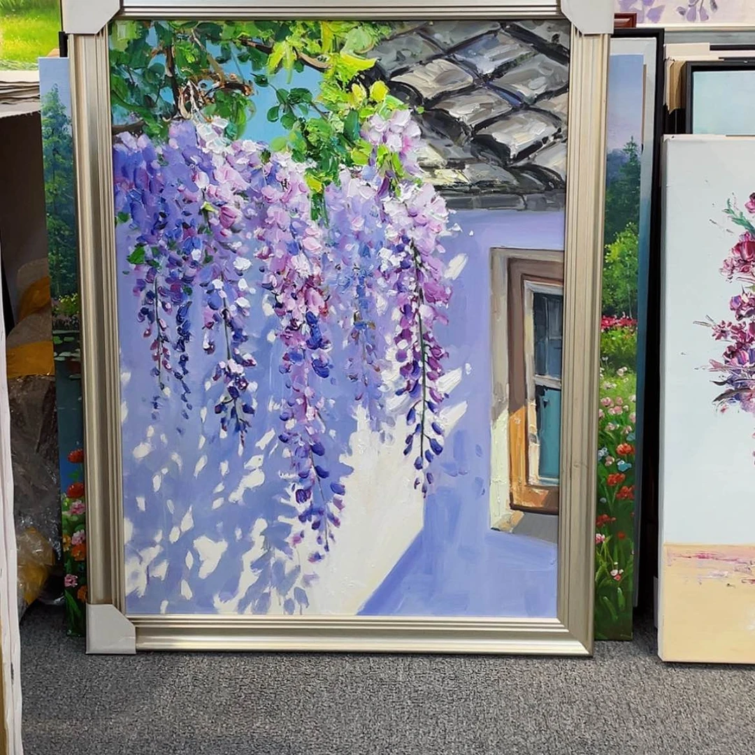 【闪购商品】油画原创手绘油画捡漏70×90