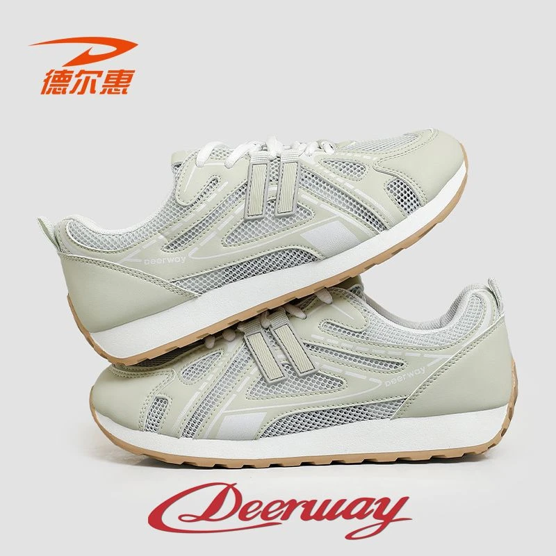 德训鞋夏季单网健步鞋女百搭休闲运动鞋软底轻便网面透气跑步鞋