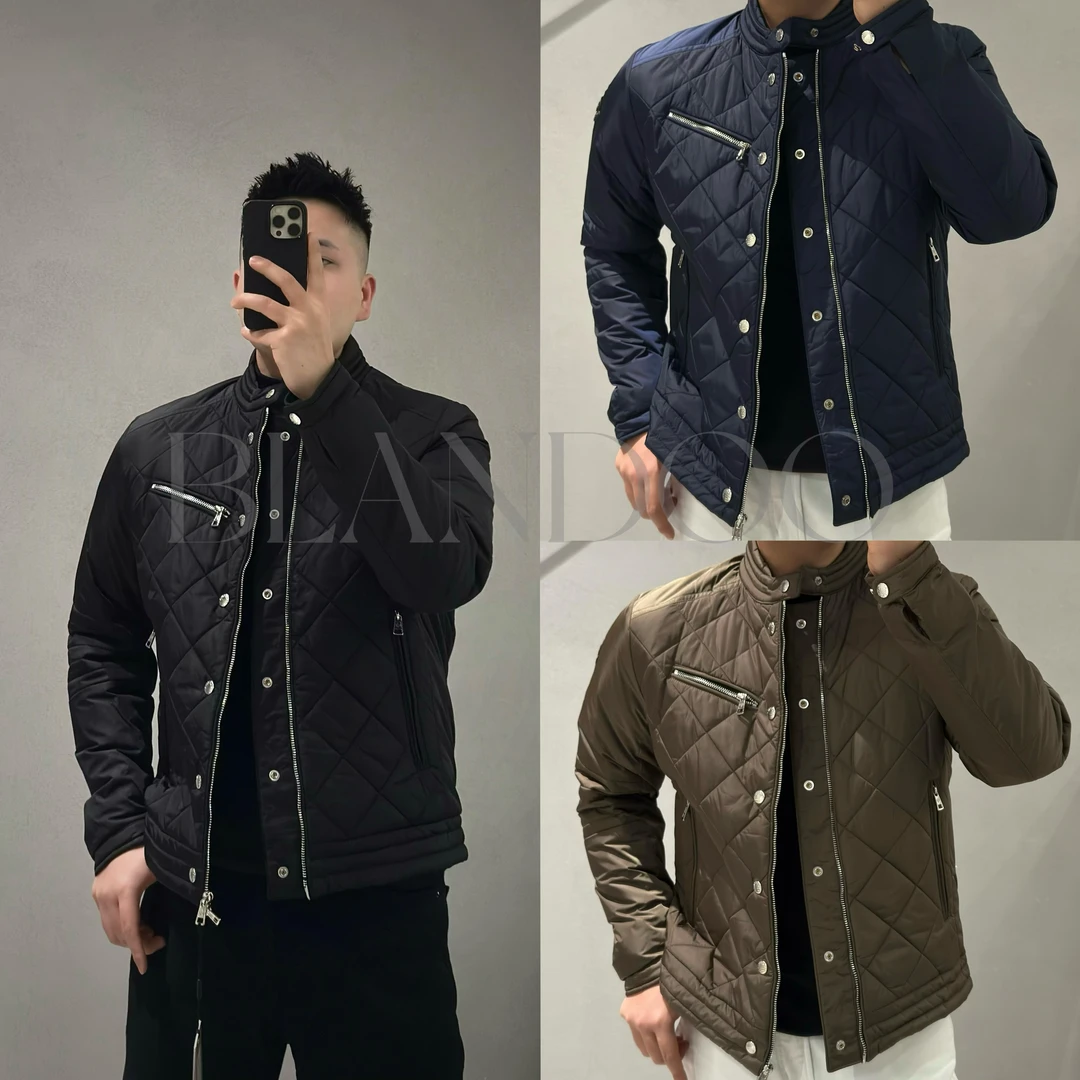 BLANDOO "年末福利" 男士时尚百搭机车羽绒服23162