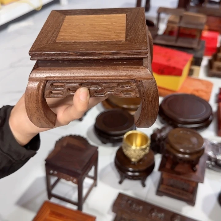 琉璃手工艺品红木工艺品摆件