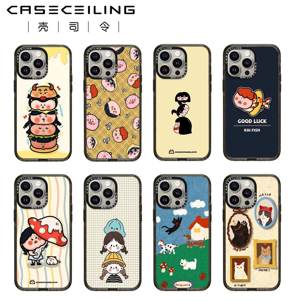 Caseceling【小崔哥】原创亚克力来福系列适用苹果16promax手机壳磁
