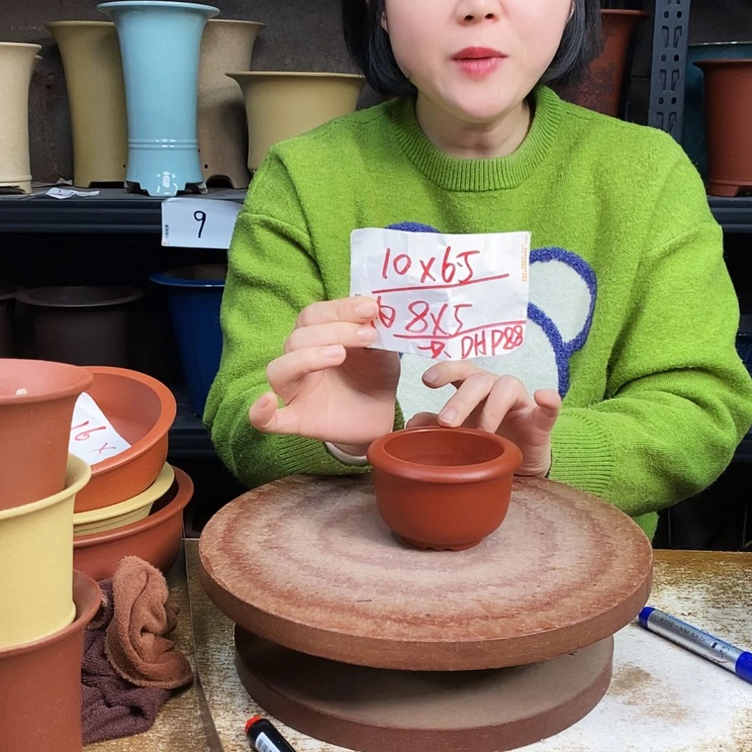 紫砂一只紫砂花盆DHP88